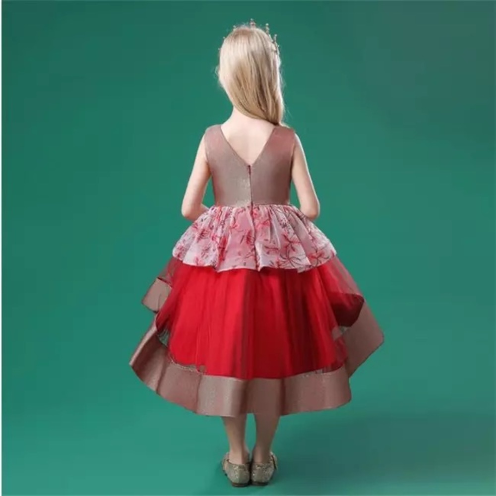 Special Occasions Formal Flower Embroidered Princess Birthday Wedding Dress 5043 - Picture 3 of 10